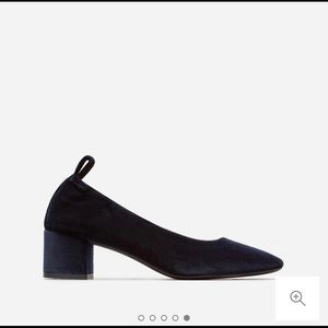 Everlane Blue Velvet Day Heel